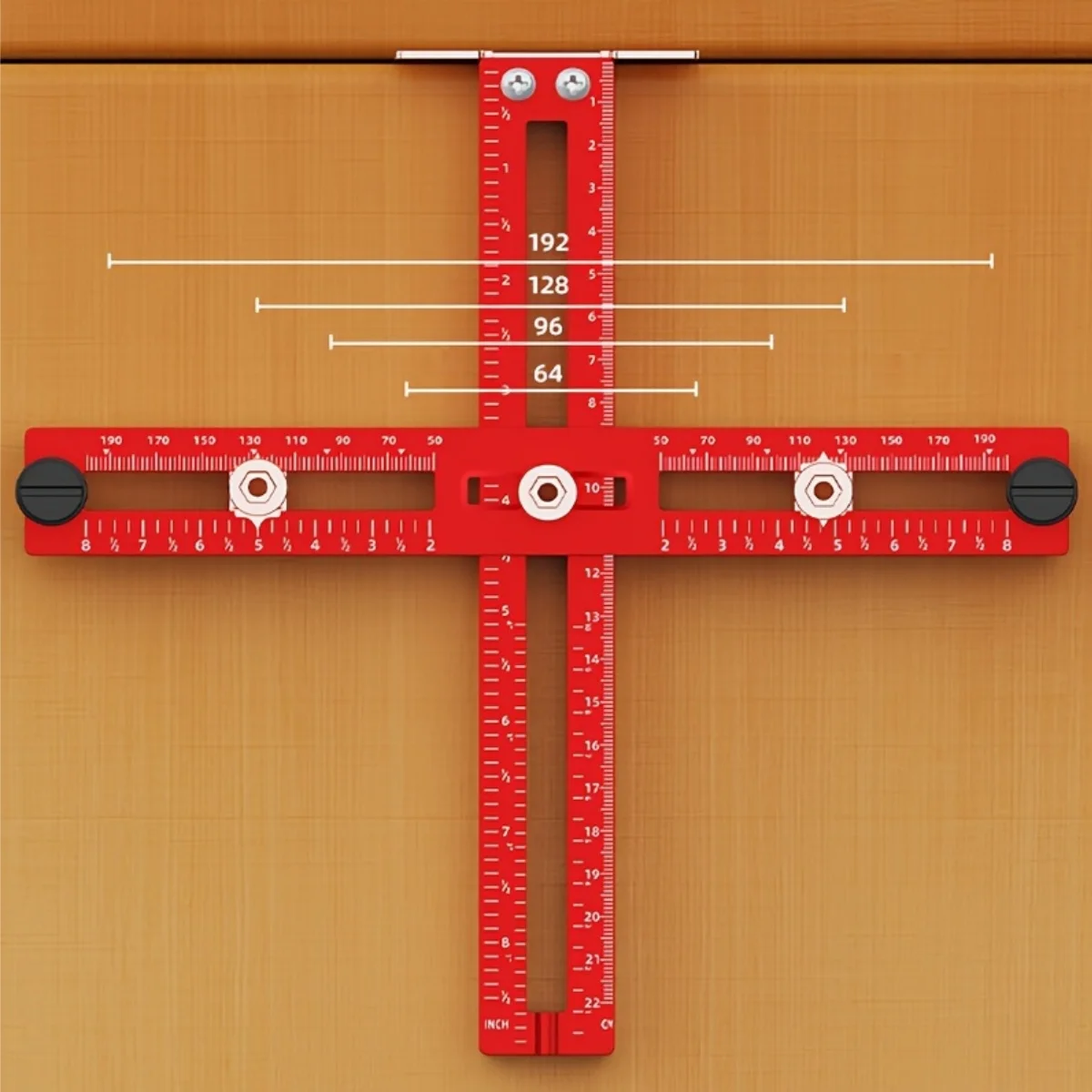 Cabinet Hardware Jig Aluminum Alloy Cabinet Handle Drill Guide Drawer Pull Punch Locator Adjustable Wood Drilling Template
