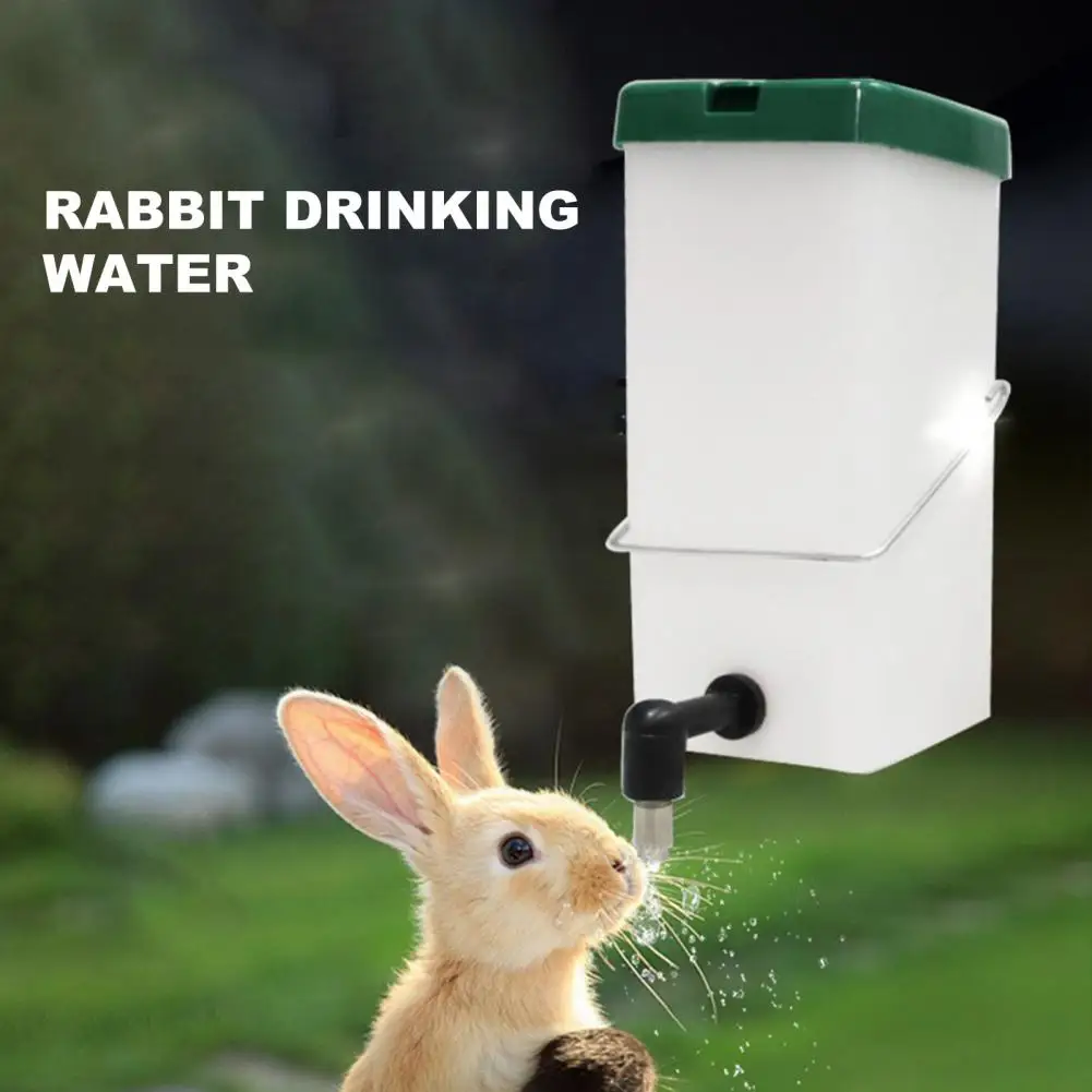 0.5L/1L Automatic Rabbit Drinker Leak-proof Lid Design Fountain Splash Proof Bunny Water Dispenser Drinking Equipment