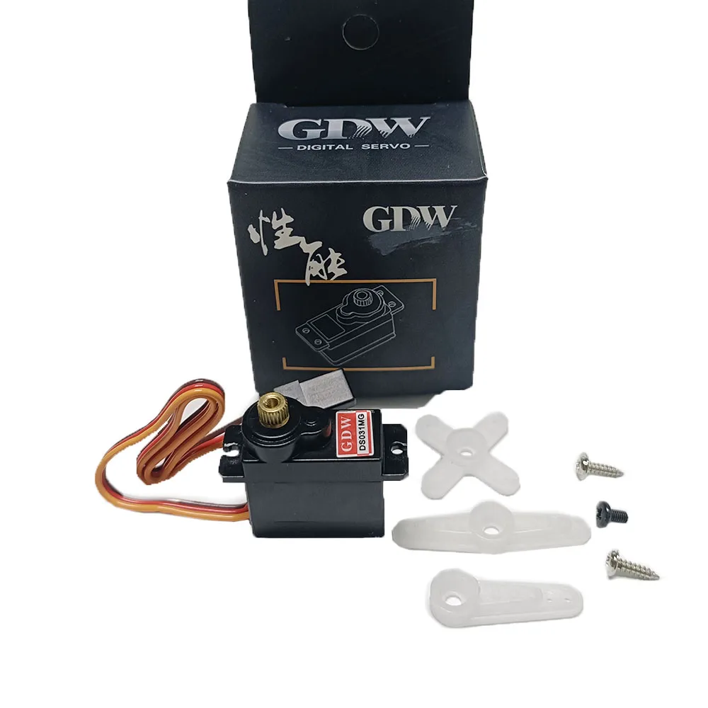 Gdw ds031mg ds041mg-金属ギア,2.7kg,5.0 v,7.4v,ミニデジタルサーボ,高速電圧450,ヘリコプターの固定rcカーロボット