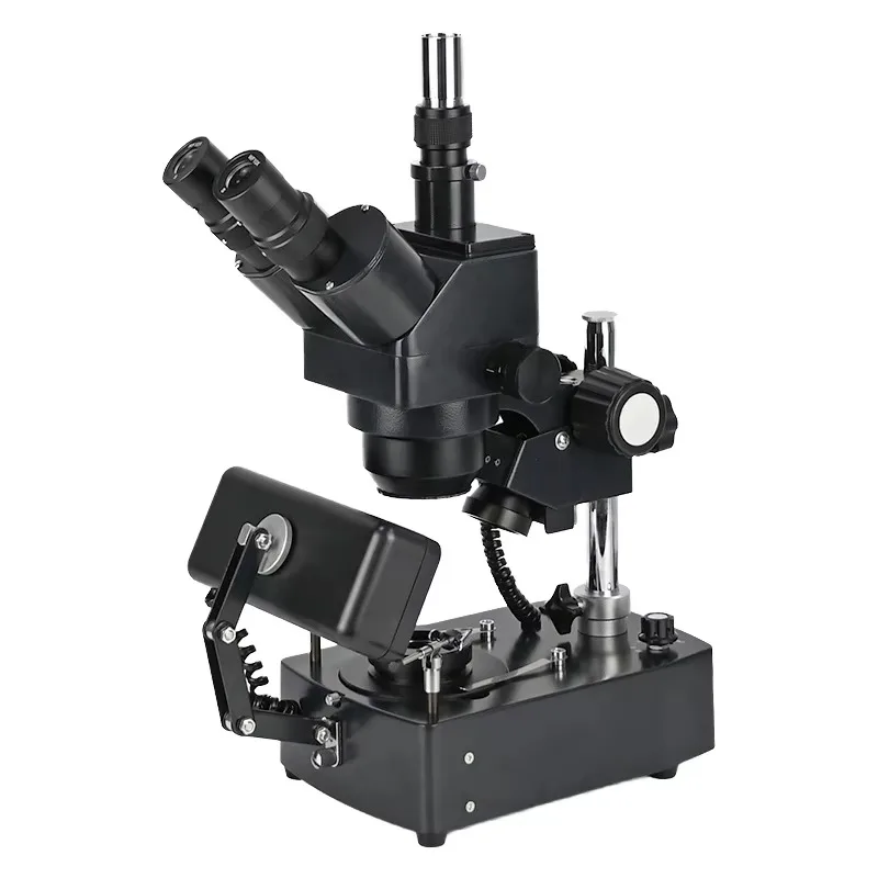 Rinocular Stereo Microscope for Jewelry Inspection SWF10X Eyepiece IP65 360° Rotatable Head