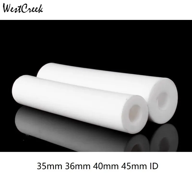 

WESTCREEK 40mm 45mm ID PTFE straight pipe F4 run pipe rigid tube polytef hard polytetrafluroethylene Hollow sleeve drivepipe