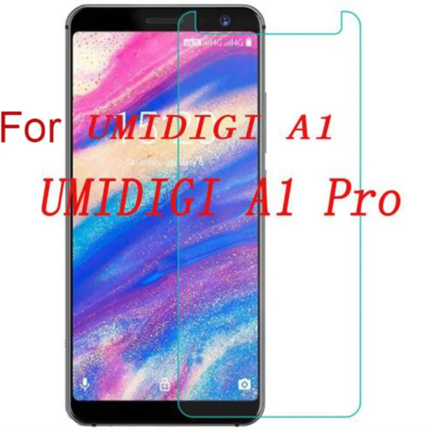 

Закаленное стекло на переднюю панель 2,5d для umidigi a1 pro, защитная пленка, 9-часовая взрывозащищенная защита ЖК-экрана для umi a1 pro, крышка