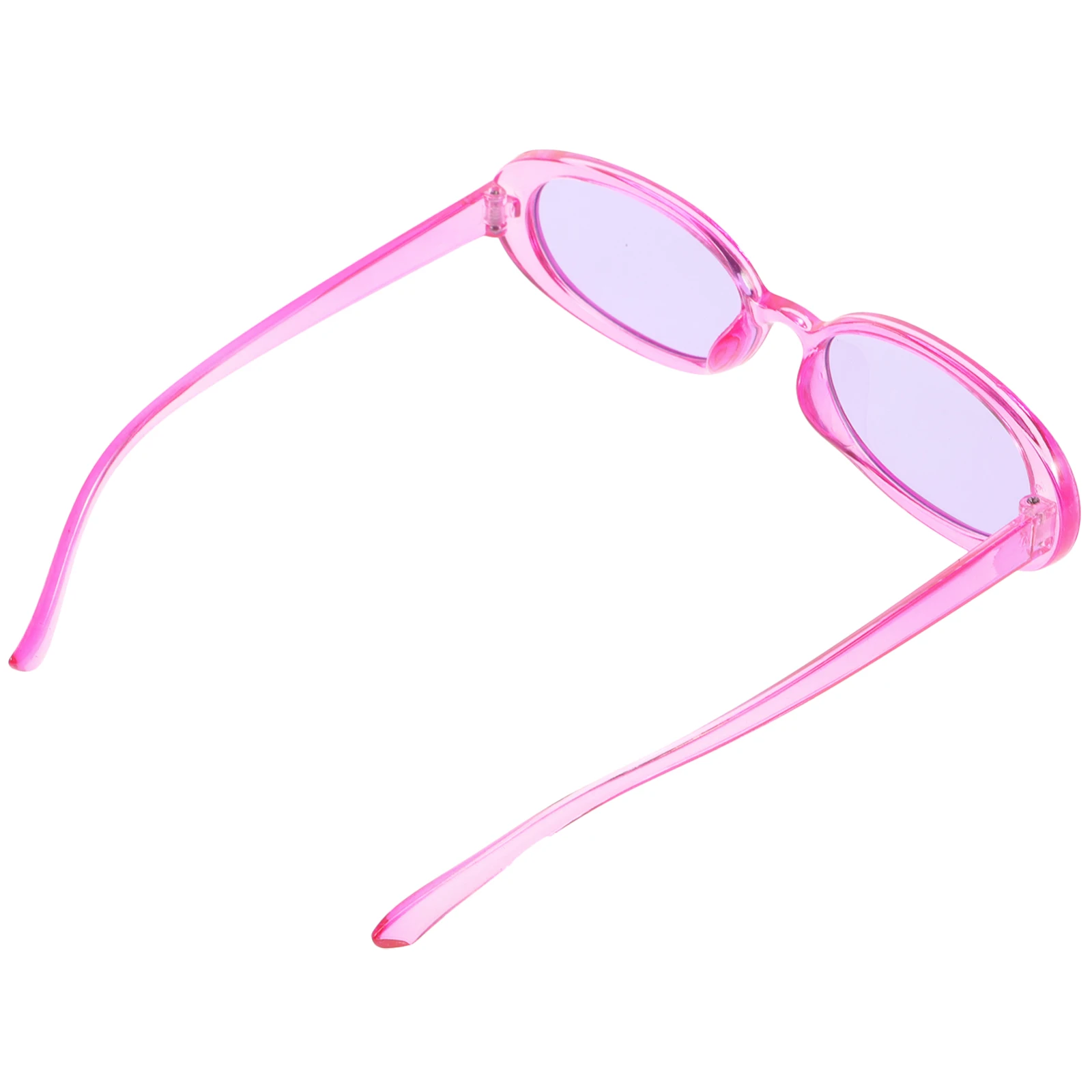 

Retro Sunglasses Oval Shape Pink Colorful Girls Lightweight Durable Plastic Outdoor Party Cool Fashion Protect