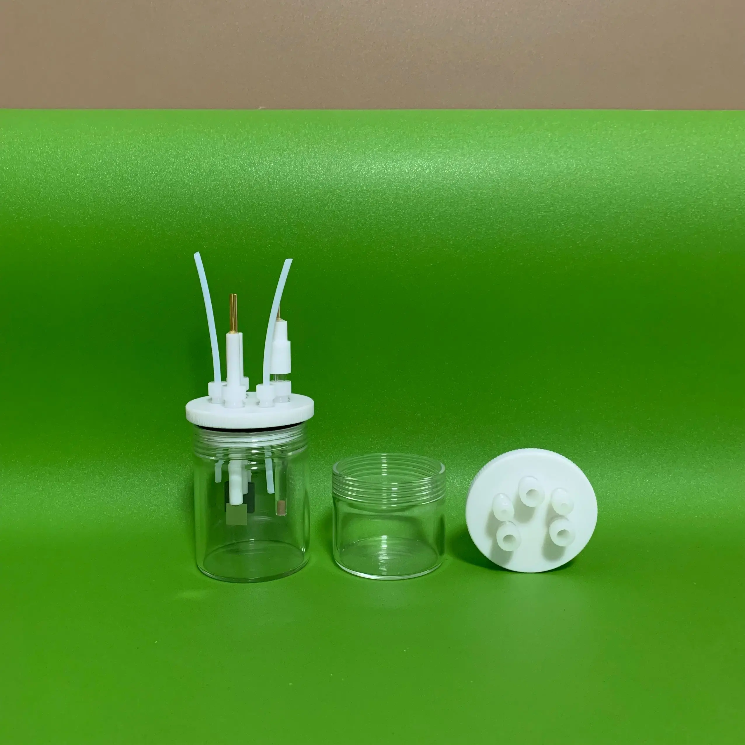 50 مللي خلية التحليل الكهربائي مختومة 150 مللي خلية التحليل الكهربائي الزجاجية ثلاثة خلية القطب الكهربائي خلية التحليل الكهروكيميائية #2