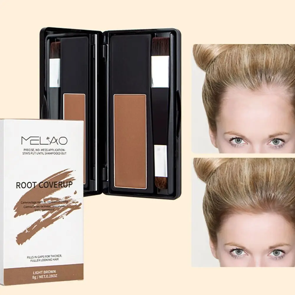 

Waterproof Hairline Loss Concealer Sweat-proof Long-lasting Hair Loss Concealer with Brush Hair Touch Up Powder Cosmetics
