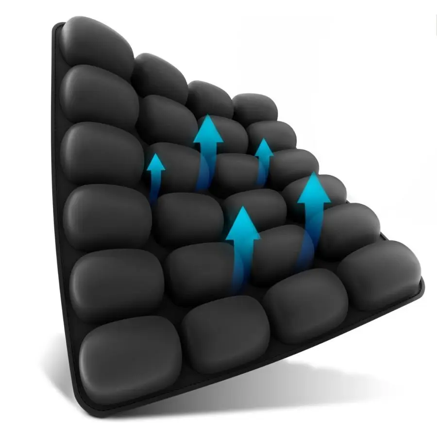 

Travel Cushion CloudAir Technology Airplane Seat Cushion Inflatable Travel Cushion for Long Flights Portable Air Cell Design, P