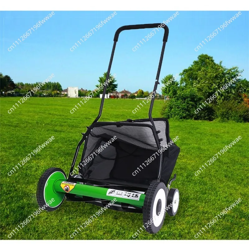 Small-sized Multi-function Hand Push Lawn Mower for Home Small Area Grass Cutting