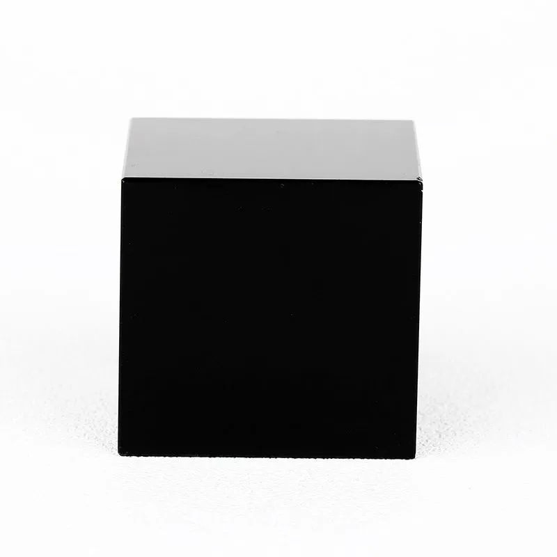 2–8 cm natürlicher schwarzer Obsidian-Quarzkristall, polierter Würfel, Reiki-Heilung – Detail 3