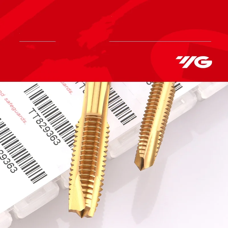 1PCS YG HSS-PM Lapisan TICN Standar JIS Spiral Pointed TapTT829 M3 M4 M5M6 M8 M10 M12 Tap Ulir Sekrup Mesin Metrik