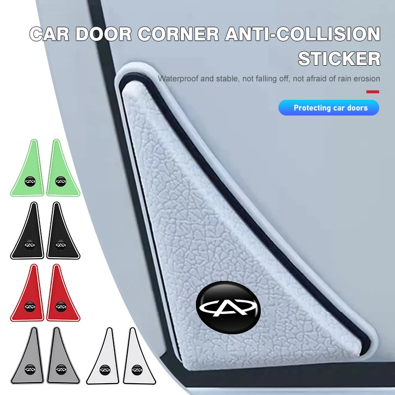 2pcs Car Door Corner Covers Anti-collision Protector Stickers For Chery QQ Tiggo 3 5 T11 A1 A3 A5 Amulet M11 Eastar Elara IQ