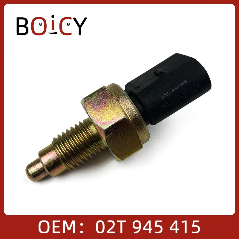 02T945415 02T945415D 02T945415P BOICY Sensor de Interruptor Reverso para Bora Jetta Golf Passat CC Caddy Sharan Tiguan A1 A3 Q2 Q3 02T945415 02T945415D 02T945415P