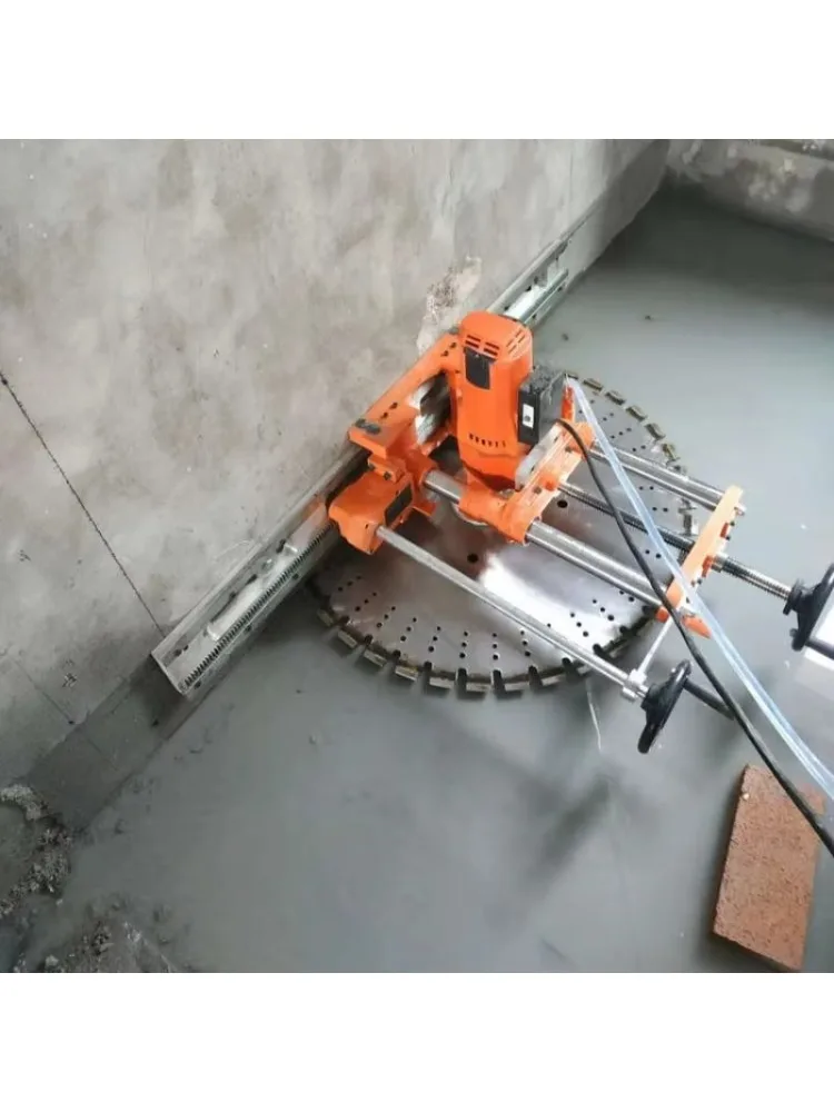 Silent Type Wall Saw, Low Noise For Urban Demolition Work Cuts Pipes/Concrete Walls Easily Wall Saw Cutting Machine
