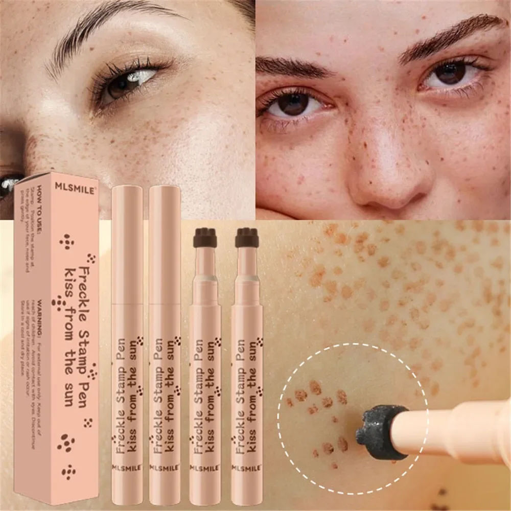 Freckle Pen, sproeten stift, duurzame zachte dot sopt pen, namaak-zomersproeten make-uppen, duurzaam, waterdicht, neutraal, licht zomersproeten make-up-gereedschap (01# lichtbruin