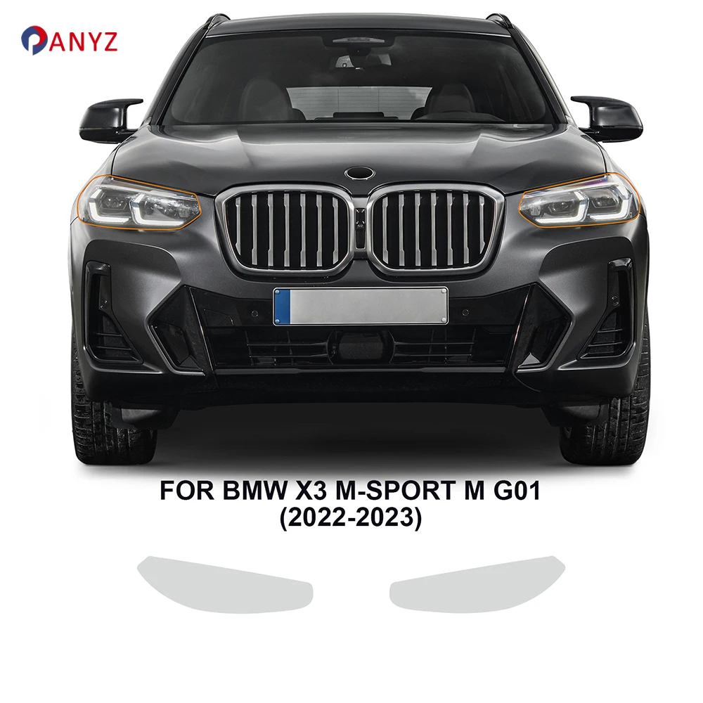 Car Headlight Rearview Mirror Film TPU for BMW X3 M-SPORT M G01 2022 2023 Anti-scratch Transparent Pre Cut ppf Protective