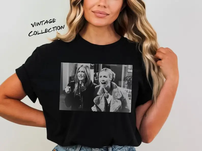 

Vintage Rachel and Phoebe Funny T-Shirt - Friends TV Show Inspired, Comfort Colors