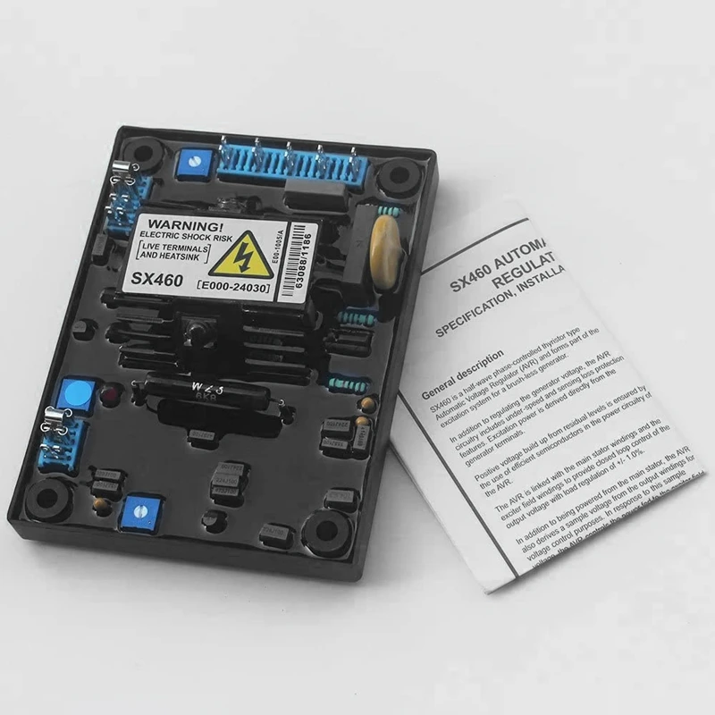 Novo sx460 para gerador avr regulador de tensão automático parte do alternador estabilizador de energia