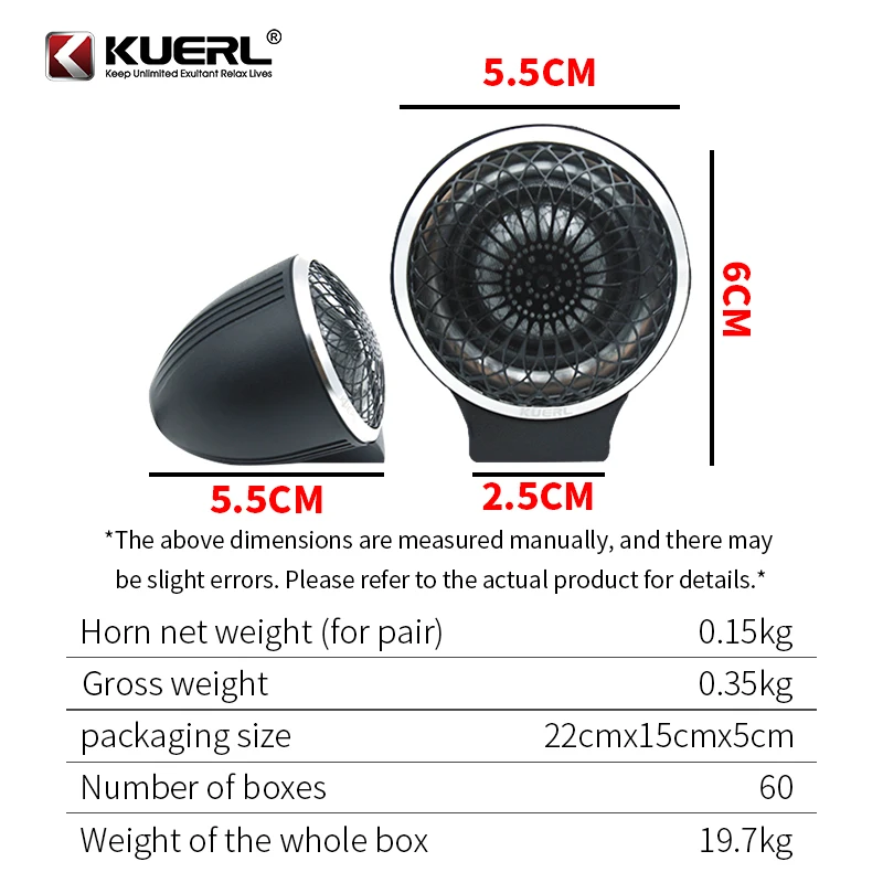 

Горячий продукт, высококачественный купольный динамик 25 мм с шелковой диафрагмой, 12 В постоянного тока, стерео автомобильный высокочастотный динамик