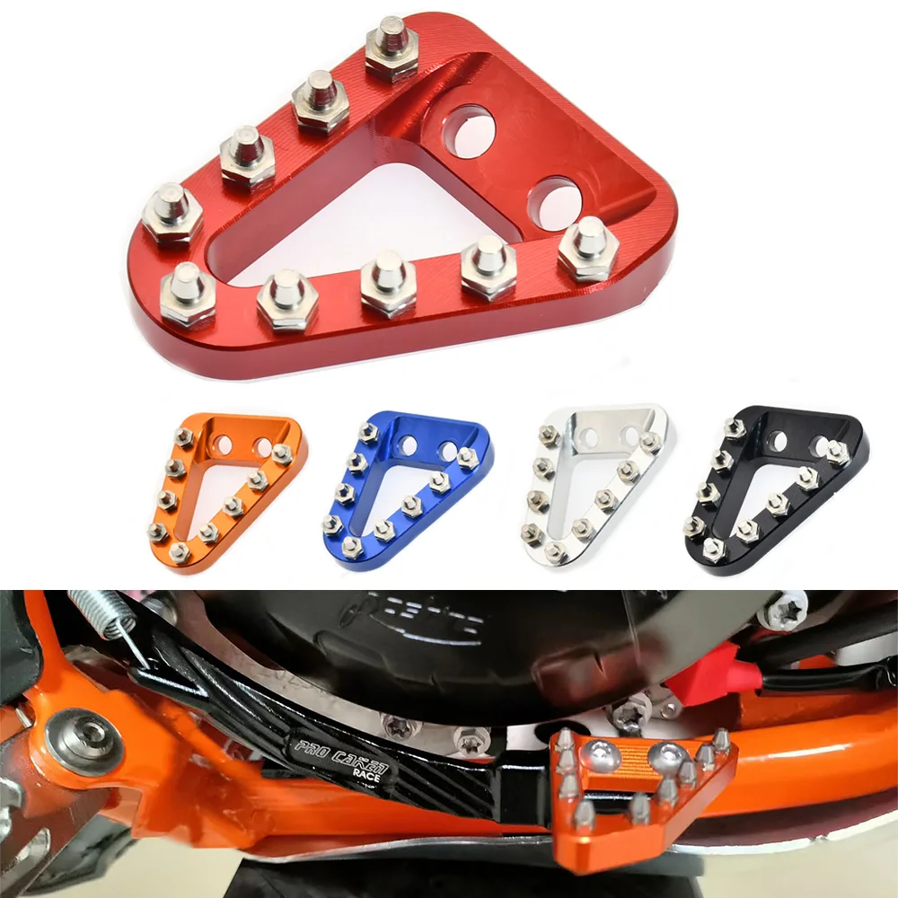 Motorcycle CNC Brake Pedal Lever Tip Plate For GAS GAS GASGAS EX EC MC 125 150 250 300 350 250F 350F 450F F 2021 2022 2023 EC300