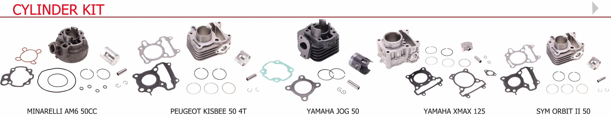 Premium Quality Motorcycle Scooter Engine Parts Cylinder Block for  SPEEDFIGHT 1&2 50 view 4