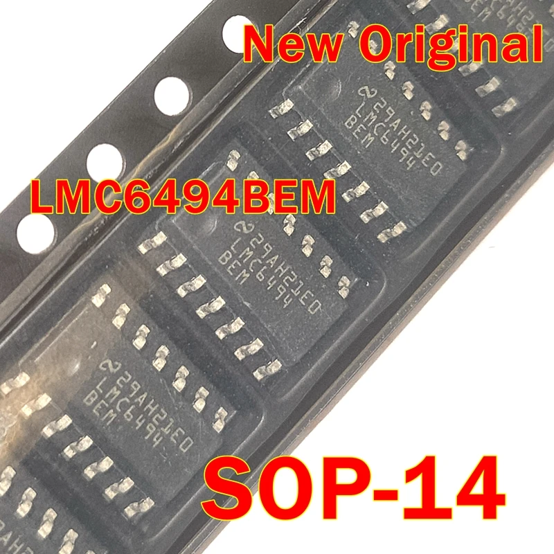 

LMC6494BEMX/NOPB LMC6494BEM/NOPB LMC6494BEMX LMC6494BEM SOP-14 New Original Op Amp