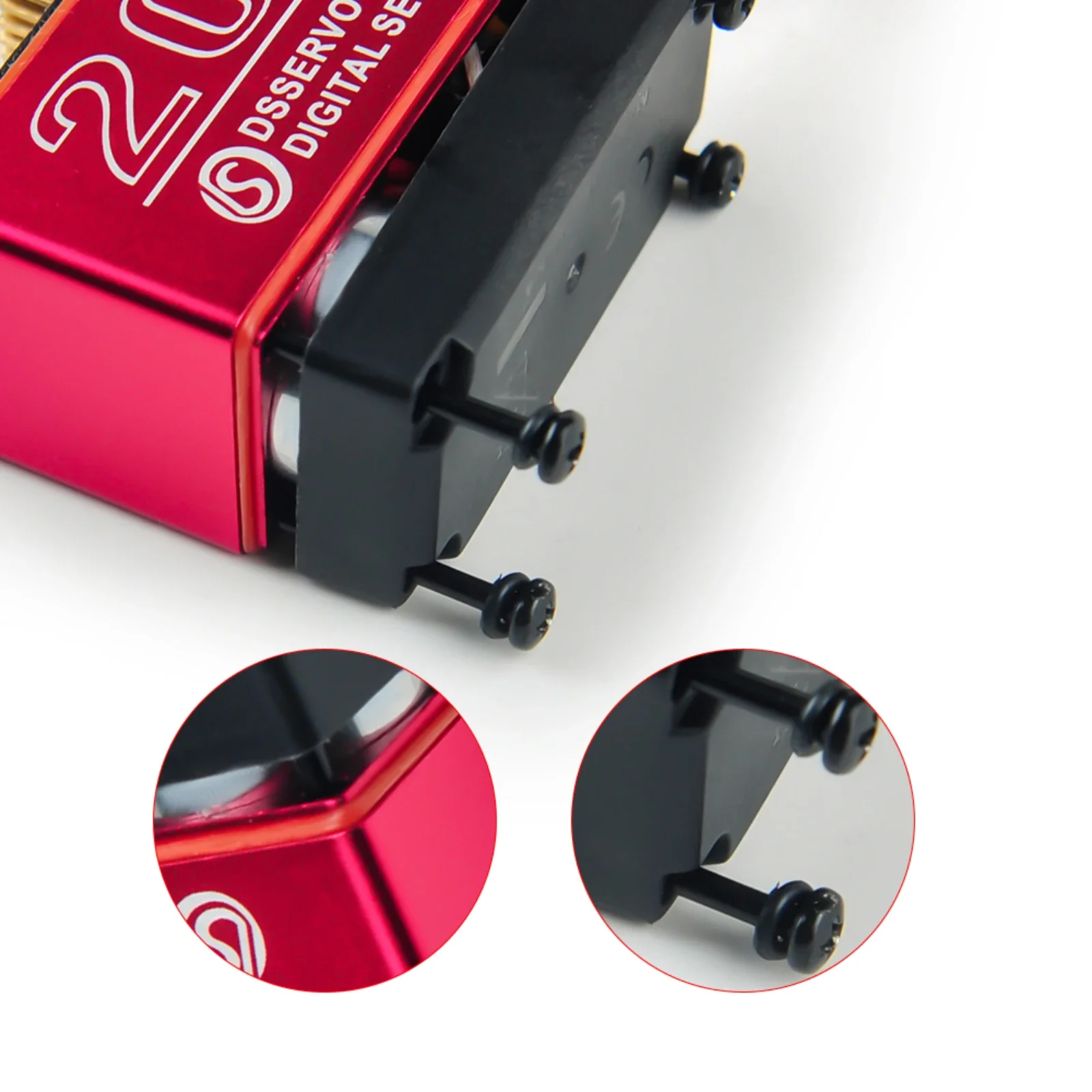 DS3218MG 20KG High Torque Waterproof Digital Servo Full Metal Gear for 1/10 1/12 RC Baja Car/Crawler (180°)