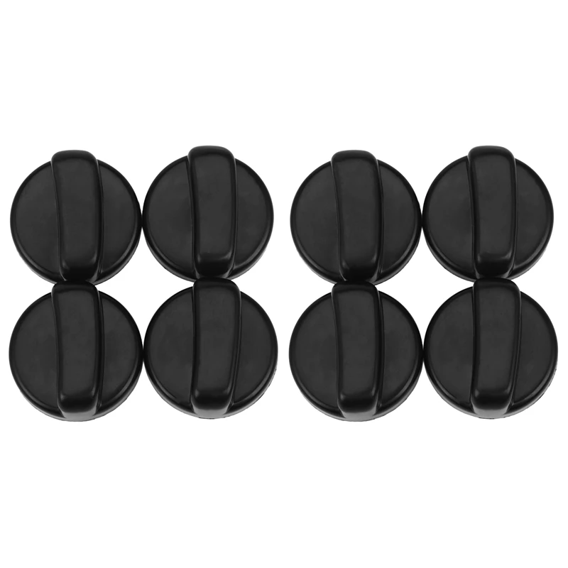 LUDA Kitchen 44 Mm Diameter Plastic Black Button Switch For Gas Cooktop 8