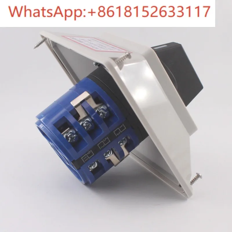 LW26-32A محرك ثلاثي الطور مفتاح نقل عالمي للأمام والخلف مع صندوق سفلي تركيب مقاوم للماء 380 فولت