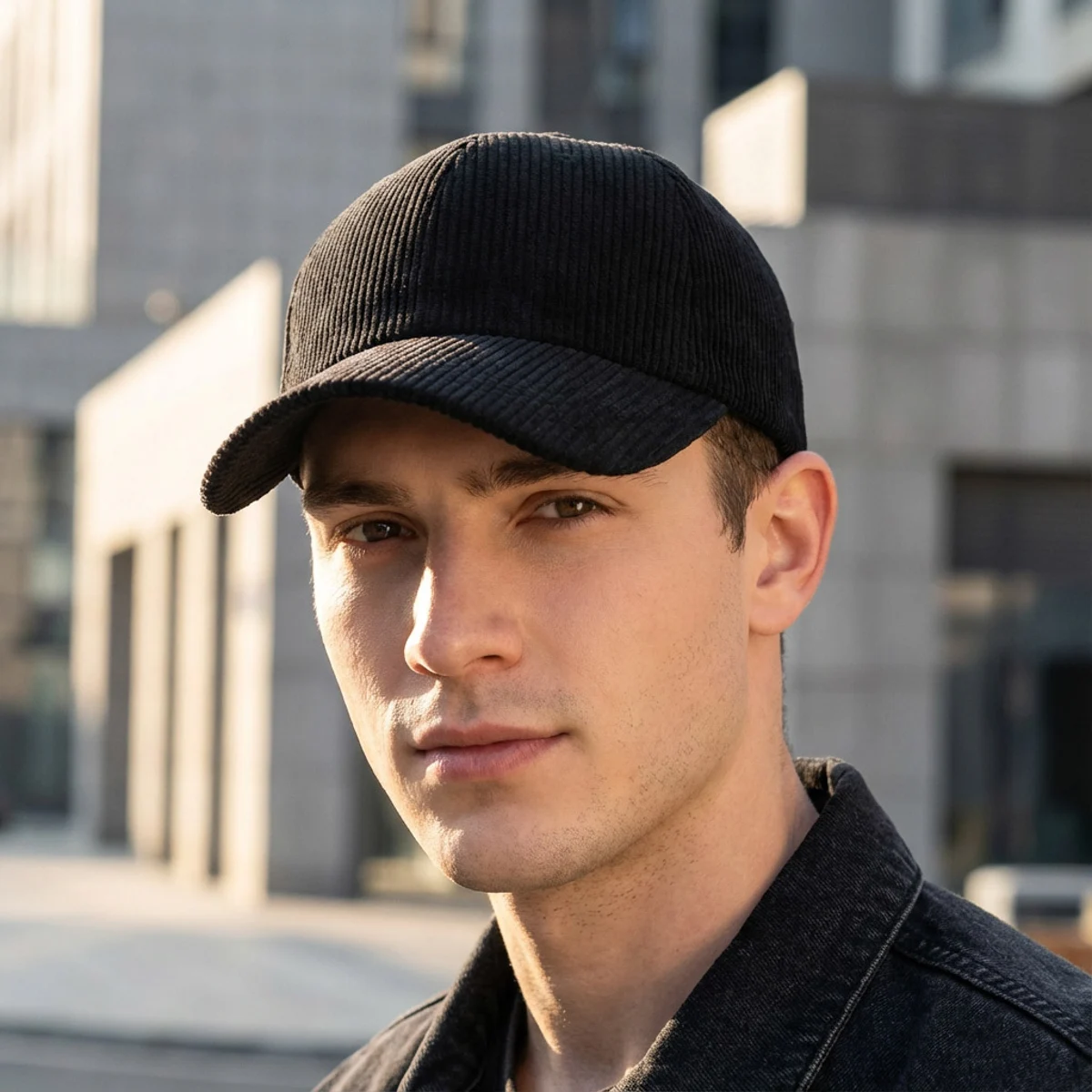 Solid Color Corduroy Baseball Cap for Casual Outdoor Activities, Travel & Daily Wear