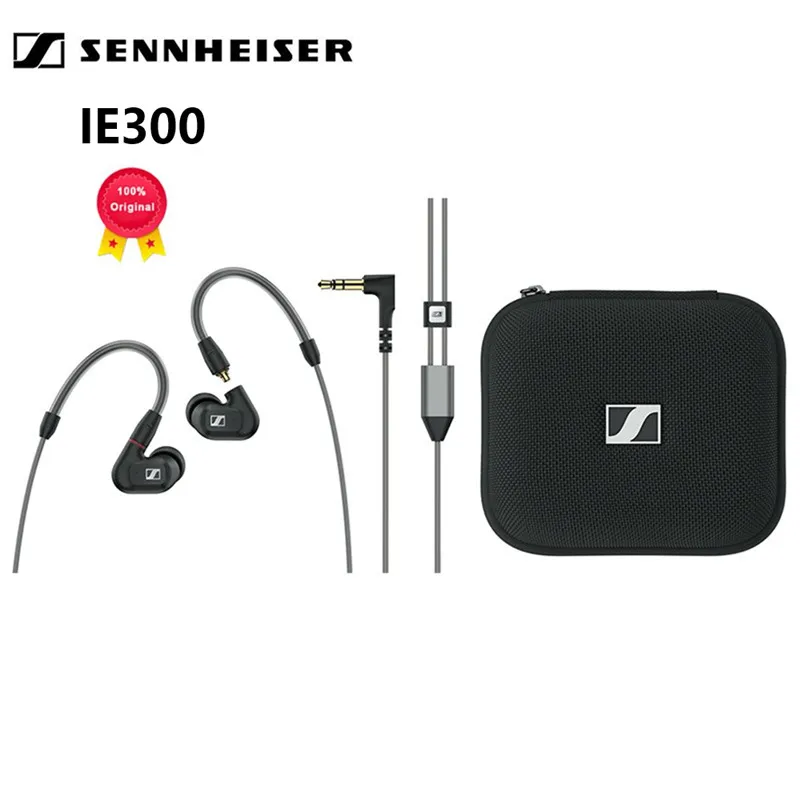 Original Sennheiser IE 300 Wired Headphones HIFI Headphones Running Sports Headphones In-Ear High Quality Headphones