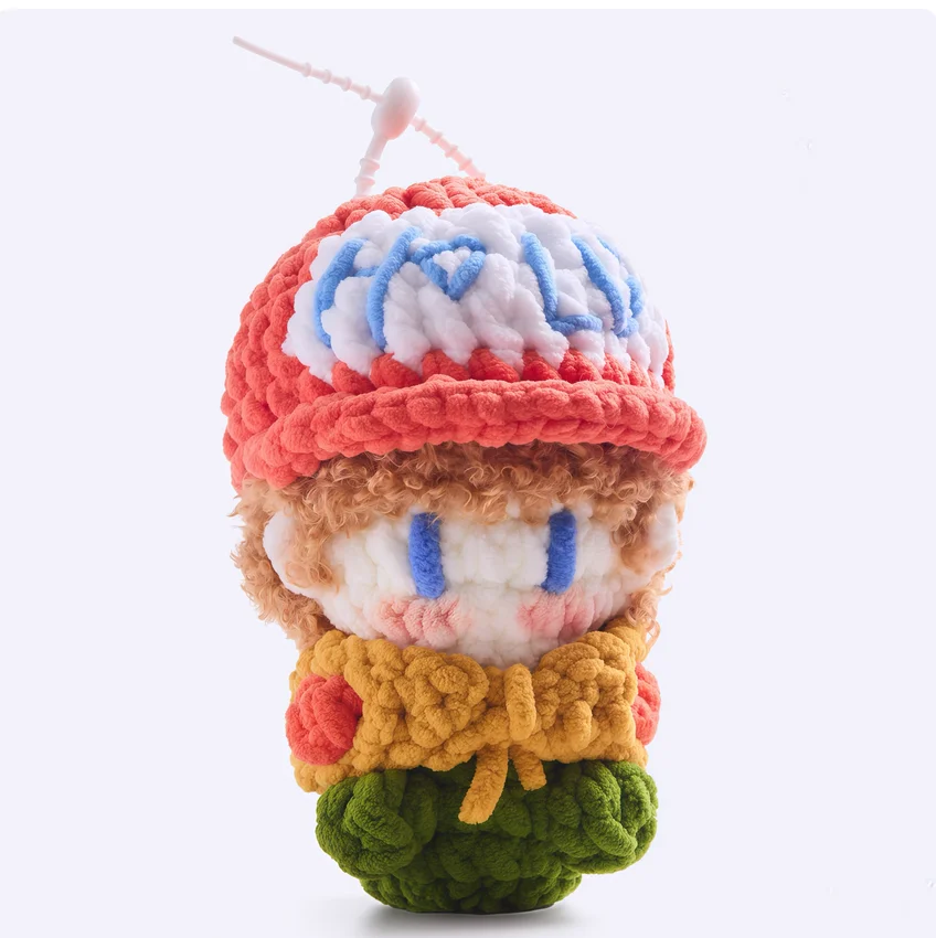 

Celebrity merchandise: gummy candies, handmade crocheted dolls, keychains, and concert support materials/merchandise.