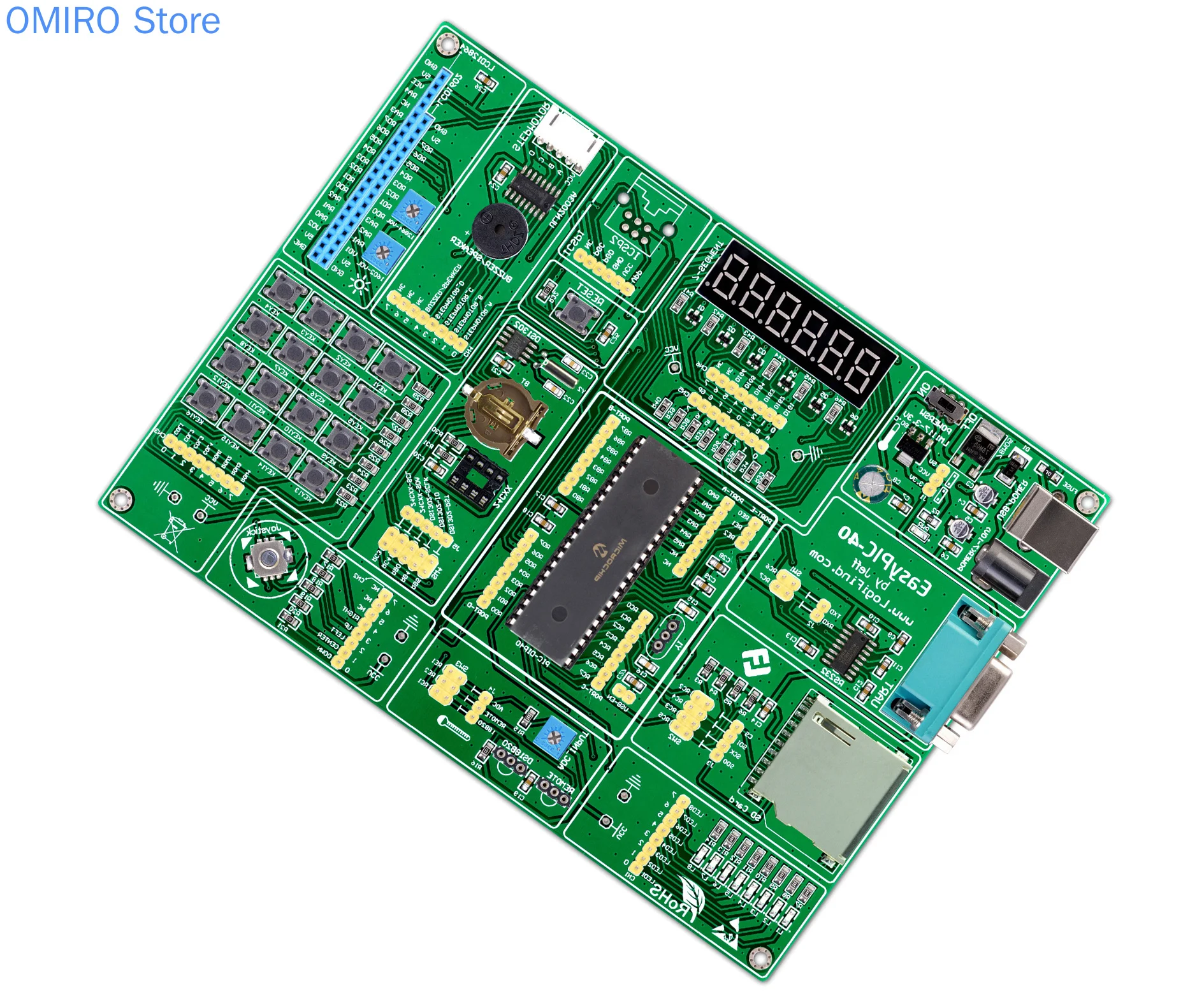 PIC MCU Learning Development Board Easypic-40 with PIC16F877A Chip