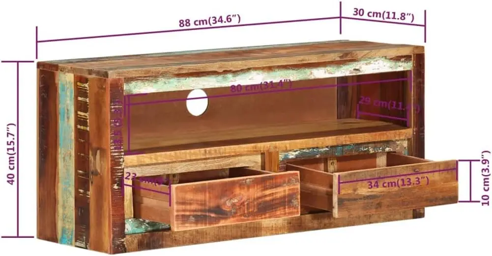 Suporte de TV decorativo para mídia de banheiro, armário baixo, armário de entrada, balcão buffet, mesa varanda