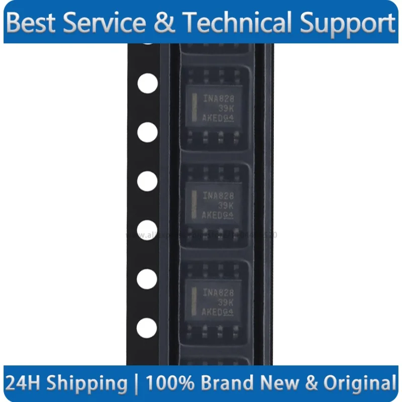 INA828IDR INA828 SOIC-8 Precision instrumentation amplifier chipNew Original
