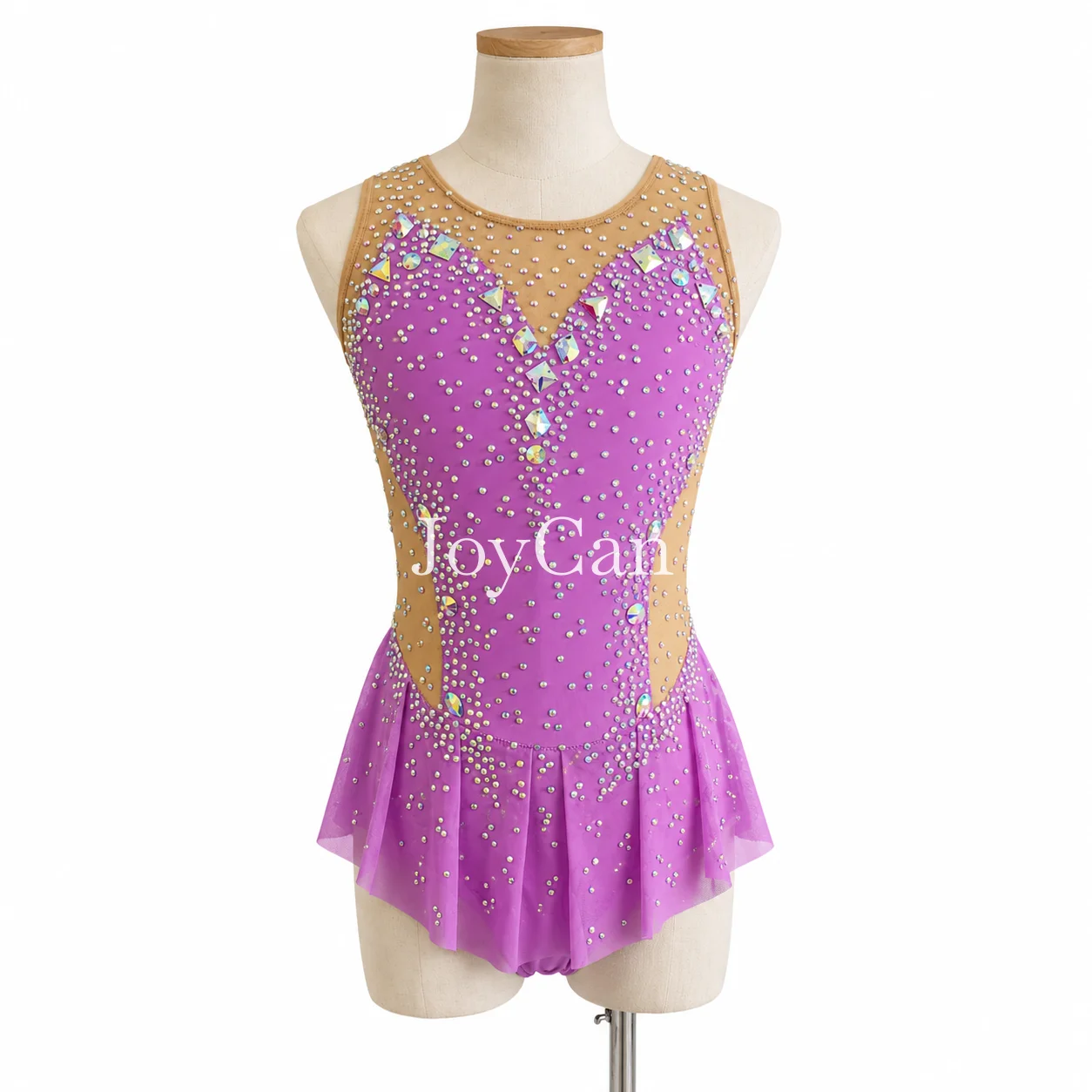 

JoyCan Rhythmic Gymnastics Leotard for Competition Girls Spandex Quality Stones Girls Women Dance Wear Customized BD8085