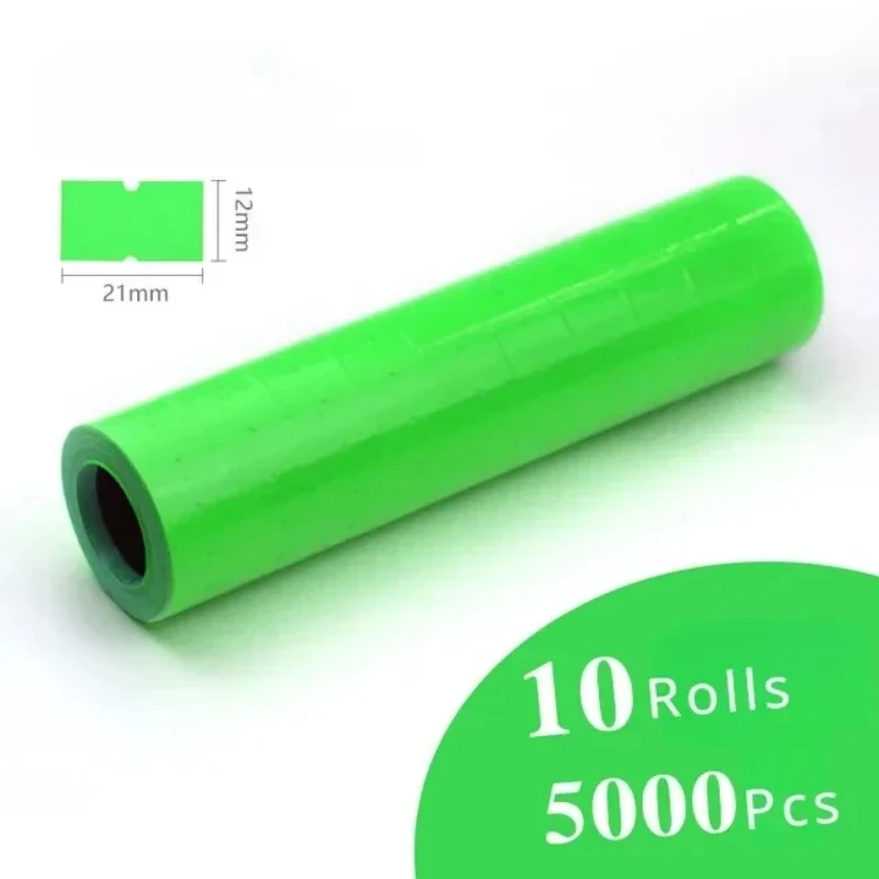 10 Rolls/5000pcs Price Labels MX-5500 Mark Stickers for Office Retail Shop Supermarket Grocery Store Organization Marking