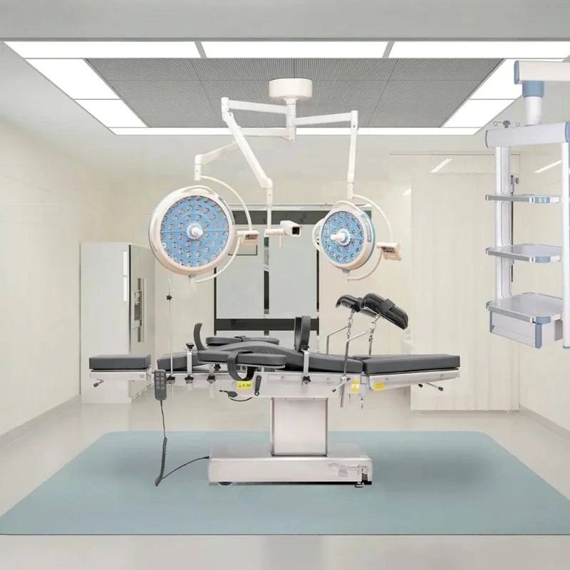 Double Head Ceiling Mounted Medical LED Operating Lamp Shadowless for Hospital OR Surgical Lighting