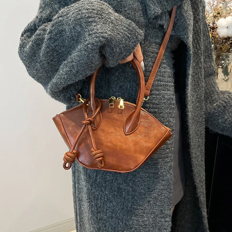 العصرية 2025 A/W خمر لوحة ألوان حقيبة إيندي تصميم عادية تنوعا الكتف ومحفظة كروسبودي مع حزام حمل اليد #5