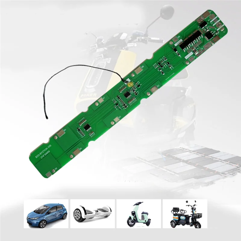 10S 36V BMS 15A Lithium Battery Protection Board Different Port for Electric Scooter 18650 Battery Pack