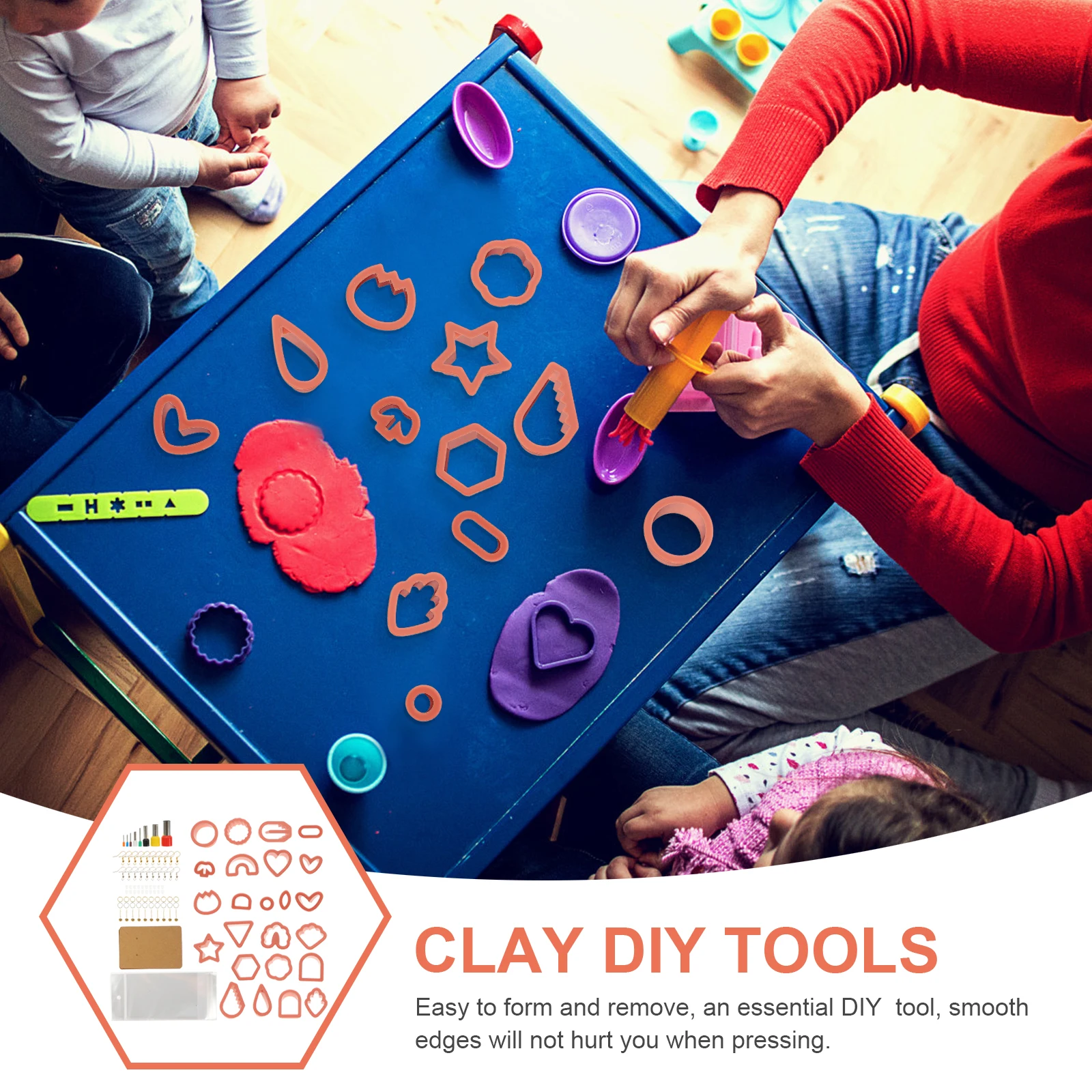 

Cutter Mold Clay Jewelry Making Supplies Earring Kit Molds Tools Polymer Jewellery