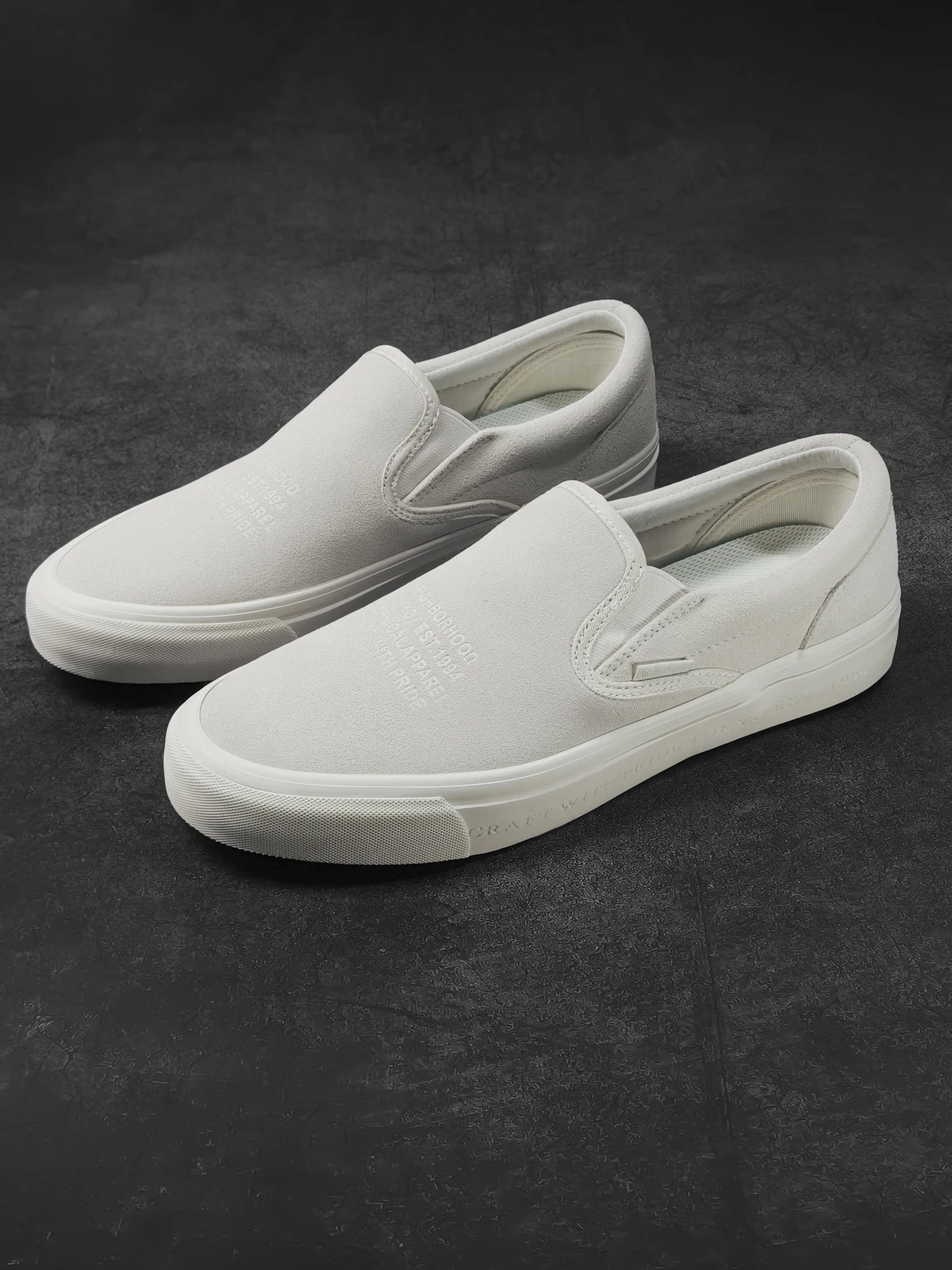 

NBHD Collaborative Vintage Suede Low-Top Slip-On Casual oes American Sle Wheat Color Leisure Board oes Lazy oes