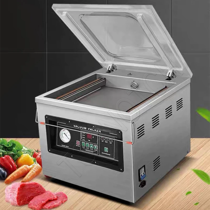 Commercial Food Vacuum Packing Machine Chamber Sealer Kitchen Meat Bag Packaging Sealing