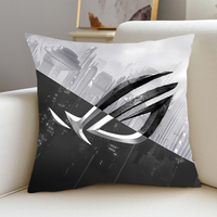 Comfortable pillow room bedroom office coffee shop car pillow living room ASUS logo game tide square pillow cushion Home Decor