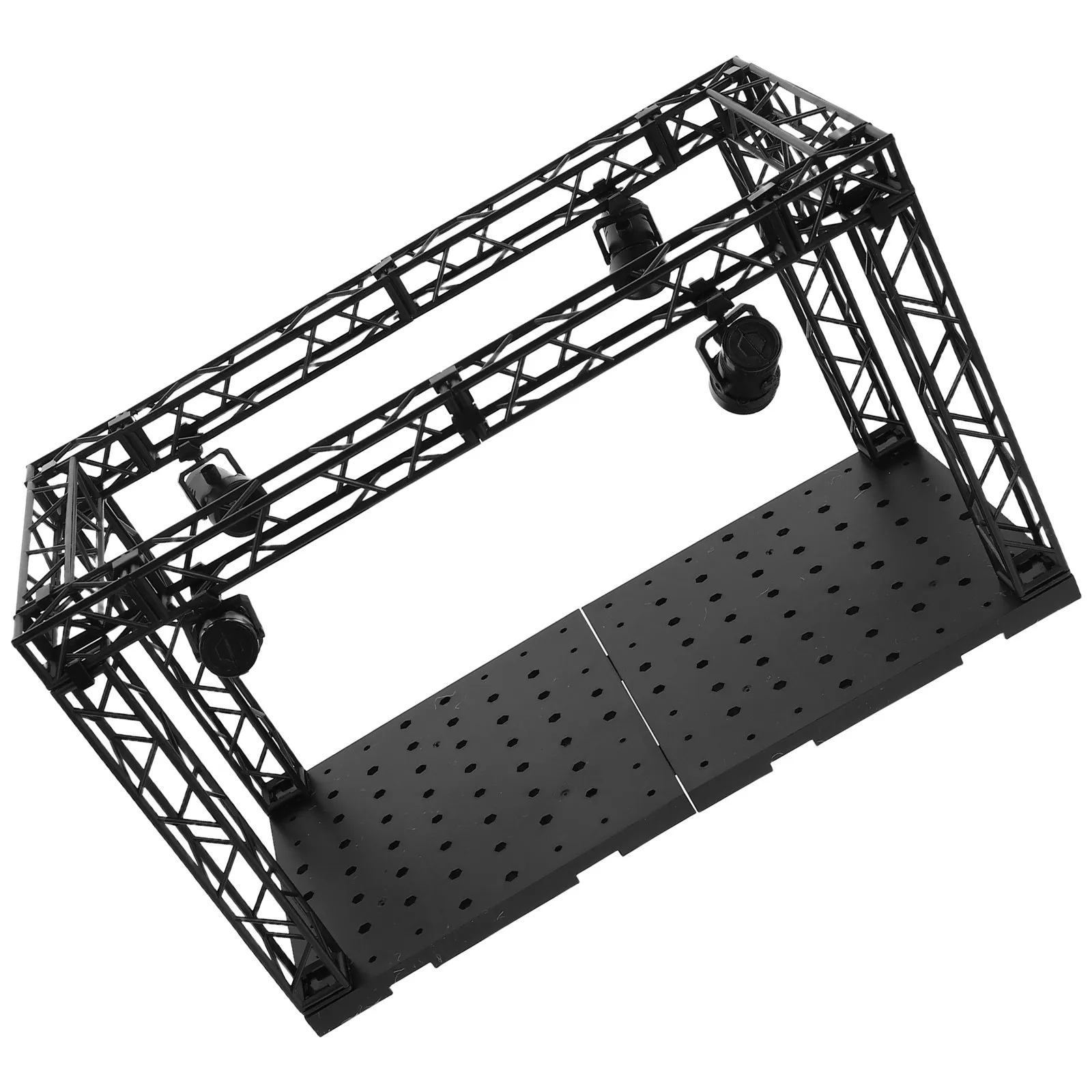 

Витрина с LED-подсветкой для фигурок: Яркий 7-цветный светящийся шкаф-витрина, настольный органайзер, контейнер для хранения