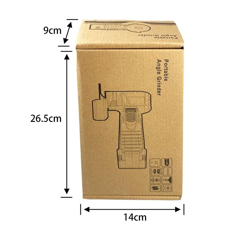 12V 휴대용 파란색 무선 앵글 그라인더, 충전식 리튬 배터리 미니 연삭 디스크 휠 포함, 산업용 DIY 프로젝트용