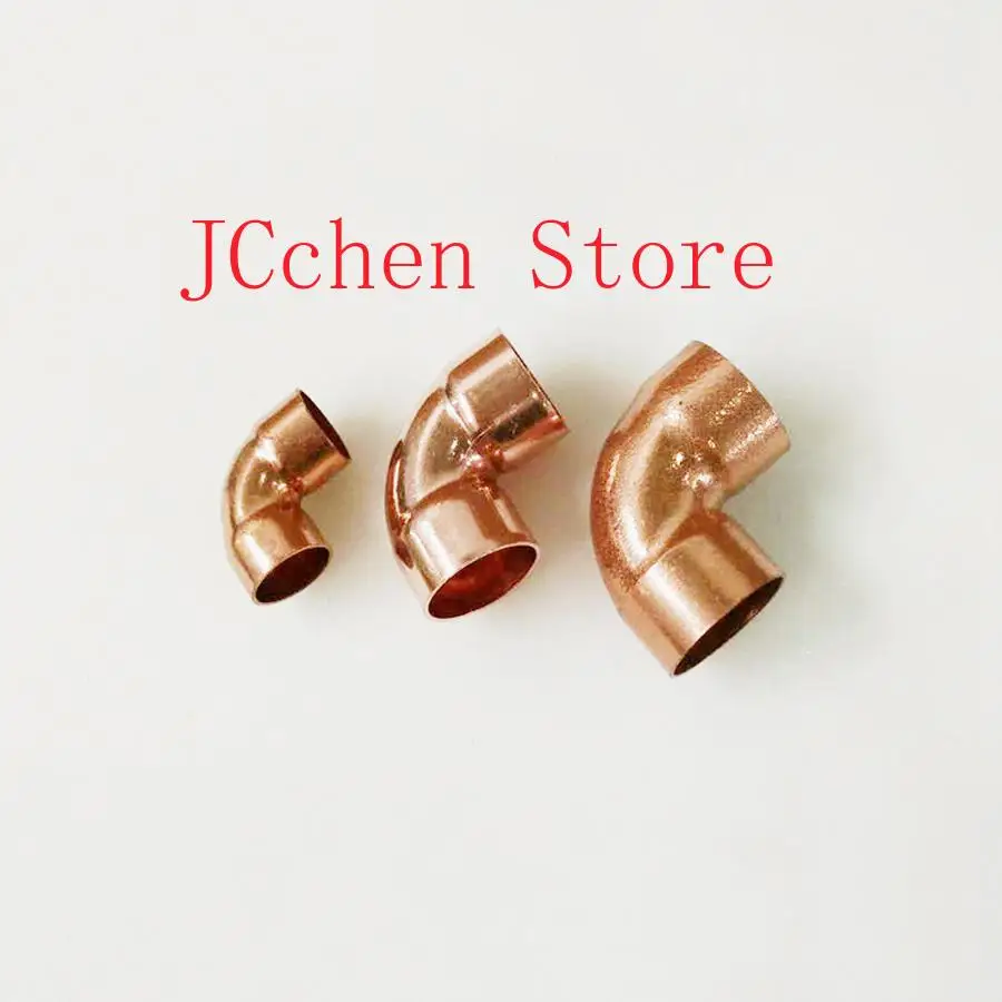 10mm Inner Dia x0.8mm Thickness Copper 45 Elbow Scoket Weld  End Feed  Coupler Plumbing Fitting Water Gas Oil 45 Deg