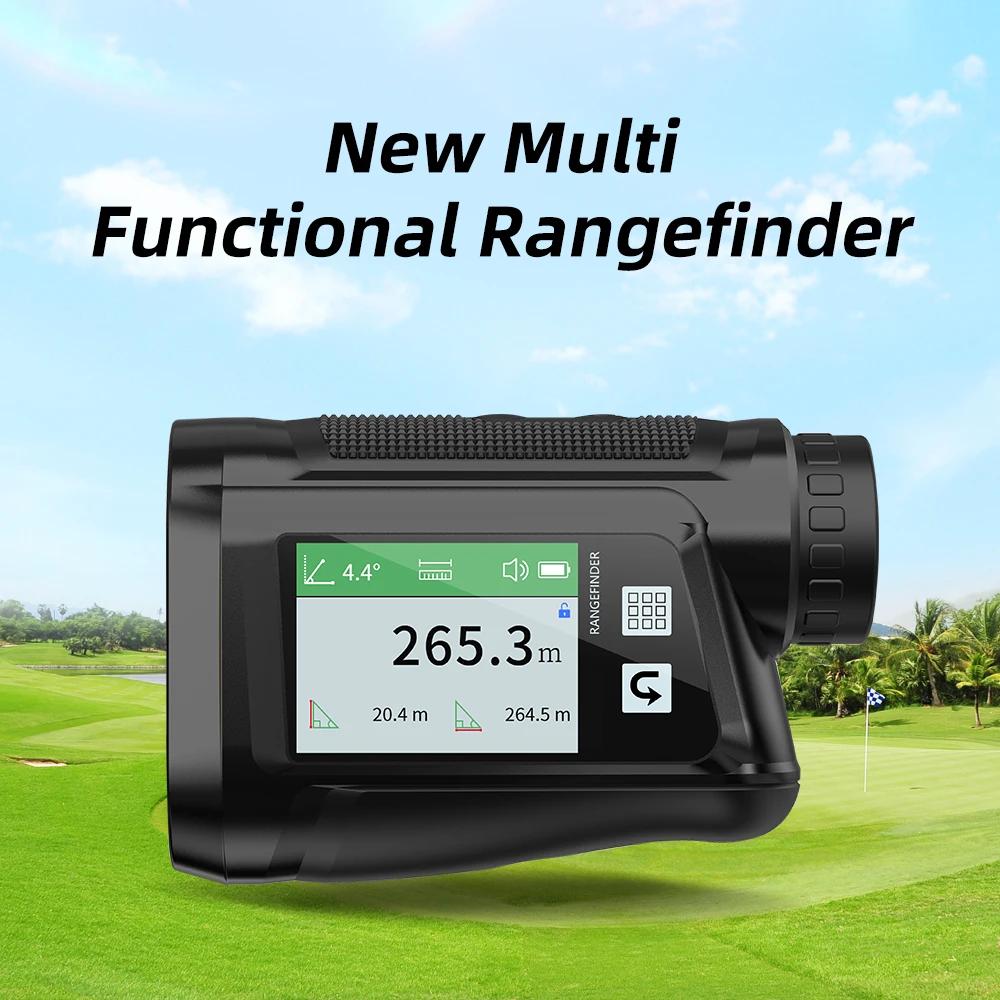 NOHAWK Laser Golf Rangefinder with Screen Display And Voice Broadcast for Precision Distance Measurement in Golfing