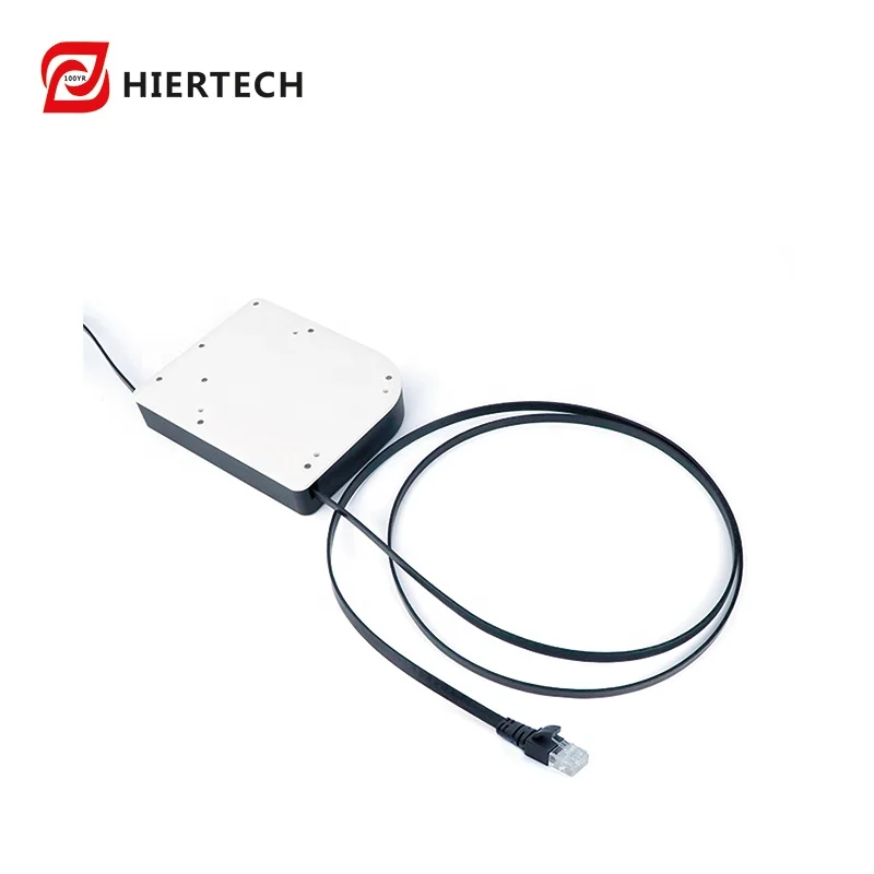 HIERTECH  Black and white LAN Automatic retractable cable reel High-Definition Multimedia Interface Male to female1.95m