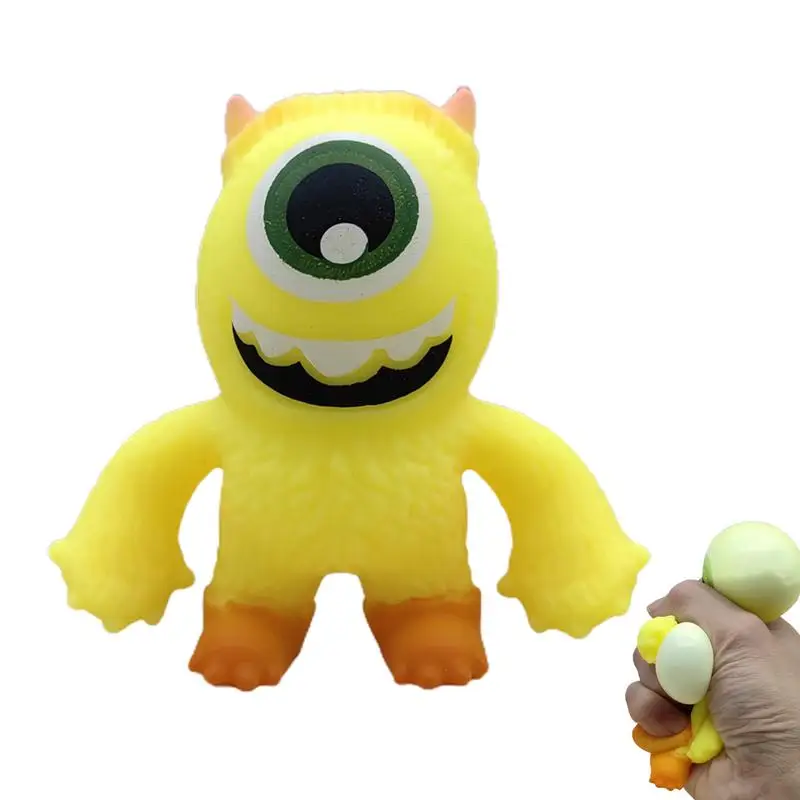 

Animal Squeeze Toy High-Elastic Stretchable Squeeze Toy With 1 Glaring Eye Cute Animal Stress Relief Sensory Squeeze Dough Ball