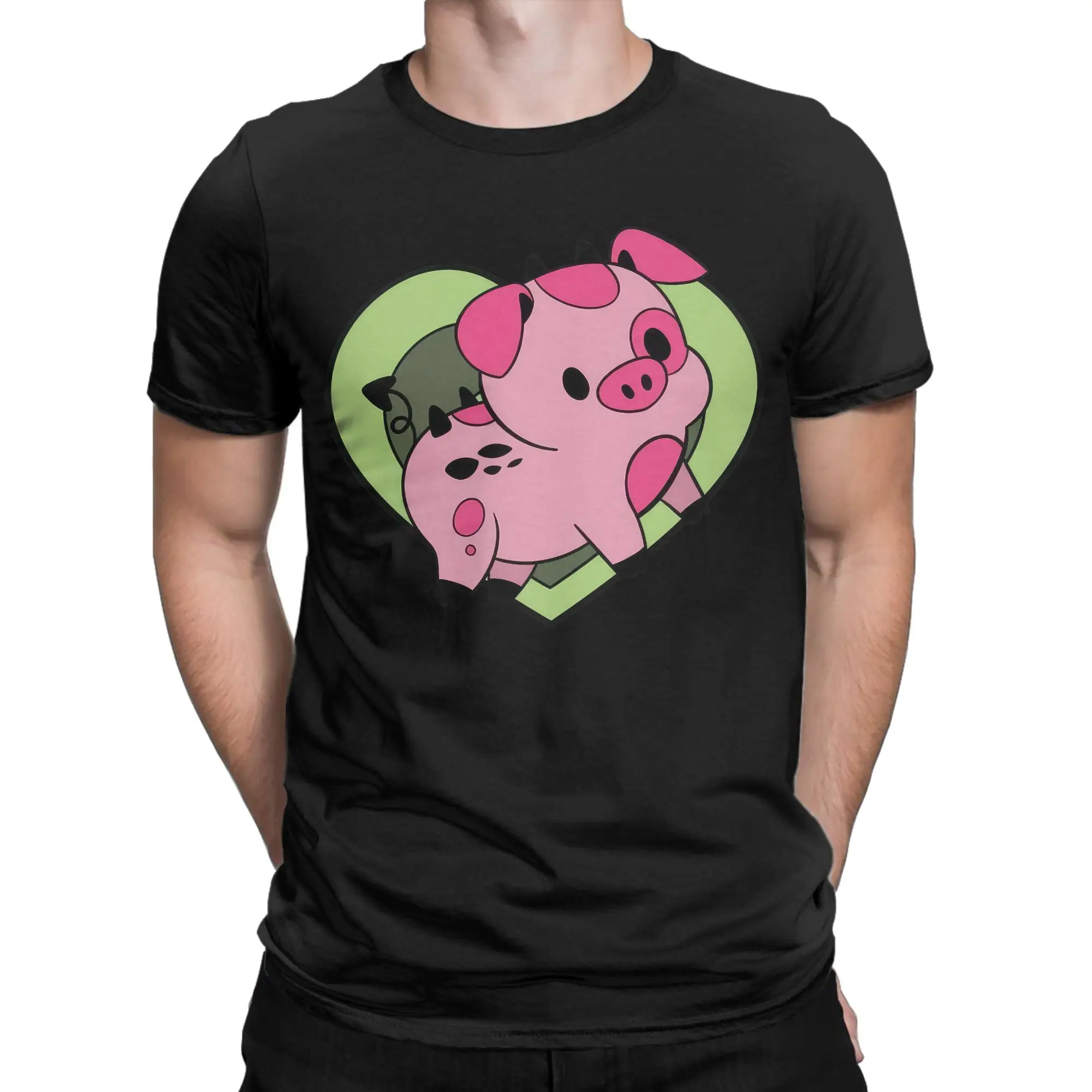 Fat Nuggets Hazbins Hotels T-Shirt Men  Novelty Pure Cotton Tee Shirt Crew Neck Short Sleeve T Shirts Gift Idea Clothes