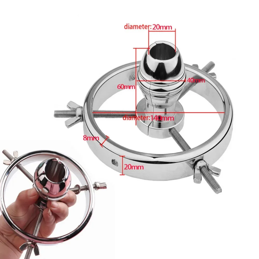 Adjustable Anal Vaginal Dilator Plug Extreme Speculum Chastity Device Butt Plug Sex Toys Unisex  Bdsm Extreme Sexual Couples Kit